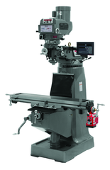 JTM-4VS Mill With 3-Axis Newall DP700 DRO (Knee) With X-Axis Powerfeed - Americas Tooling