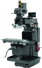 JTM-1254VS with NEWALL DP700 DRO X Powerfeed & Air Power Drawbar - Americas Tooling