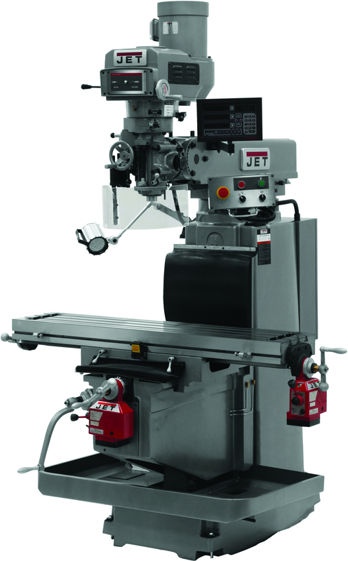 JTM-1254RVS with NEWALL DP700 DRO X & Y Powerfeeds - Americas Tooling