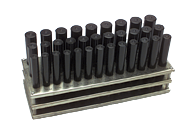 Quality Import Transfer Punch Set -- 1/2 - 1'' - Americas Tooling