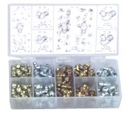 385 Pc. Grease Fitting Assortment - Americas Tooling