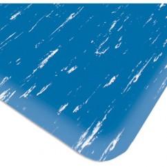 4' x 60' x 1/2" Thick Marble Pattern Mat - Blue - Americas Tooling