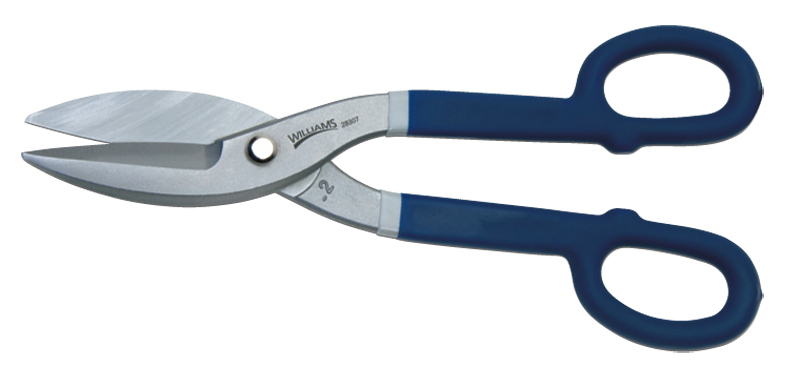 2-1/2'' Blade Length - 12'' Overall Length - Straight Cutting - Tinner Snips - Americas Tooling