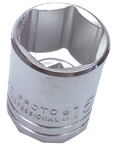 1-3/8 x 2-1/8" - 1/2" Drive - 12 Point - Standard Socket - Americas Tooling