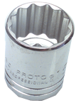 36 x 50.80 - 1/2" Drive - 12 Point - Metric Standard Socket - Americas Tooling