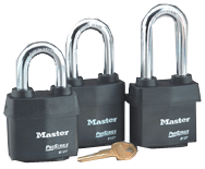 Hi-Vis Aluminum Padlock - 2-5/8'' Body Width; Keyed: Alike; - Americas Tooling