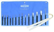 14 Piece Punch & Chisel Set -- #14RC; 1/8 to 3/16 Punches; 7/16 to 7/8 Chisels - Americas Tooling