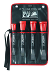 4 Piece Hardcap Cold Chisel Set - Americas Tooling