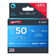 1/4″ / 6 mm - T50–1250 Standard Pack - Staples - Americas Tooling