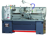 Geared Head Lathe - #KLS1440A - 14" Swing; 40" Between Centers; 3 HP Motor; D1-4 Camlock Spindle - Americas Tooling