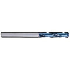 #7 Dia. × 6 mm Shank × 28 mm Flute Length × 66 mm OAL, 3XD, 140°, Aqua Revo D, 2 Flute, Internal, Solid Carbide Drill - Exact Industrial Supply