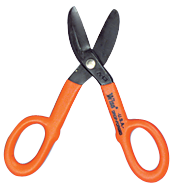 1-3/4'' Blade Length - 7'' Overall Length - Straight Cutting - Straight Patter Snips - Americas Tooling