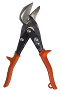 1-3/8'' Blade Length - 9-1/4'' Overall Length - Right Cutting - Metalmaster Offset Snips - Americas Tooling