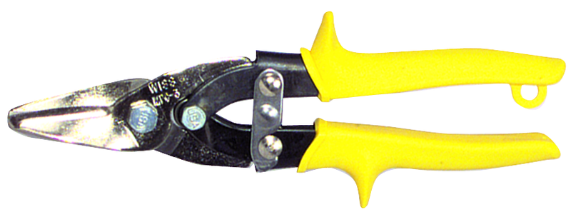 1-3/8'' Blade Length - 9'' Overall Length - Straight Cutting - Metal-Wizz Multi-Purpose Snips - Americas Tooling