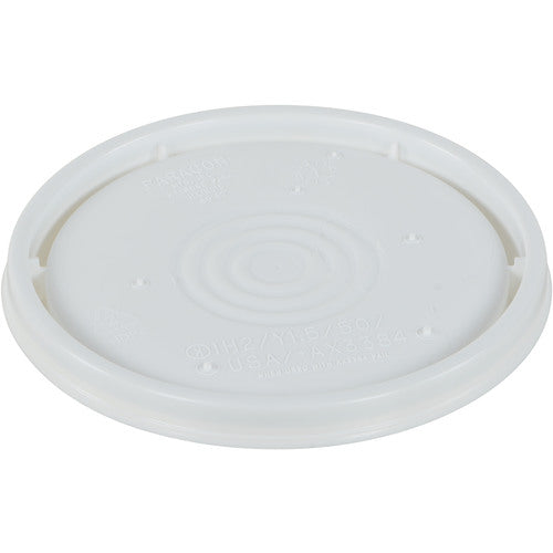 Un Rated Plastic Lid 5 Gallon White - Exact Industrial Supply