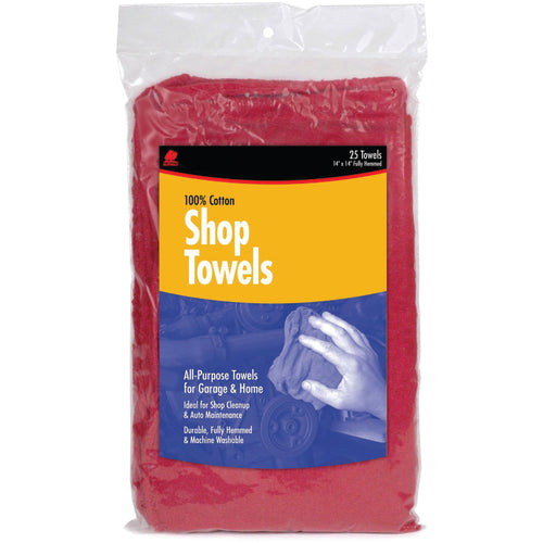 15″ × 15″ - Package of 25 - Shop Towels - Americas Tooling