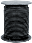 #L12RM100 - 1/2'' ID x 100 Feet - Black Rubber - Rubber Hose - Americas Tooling