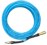 #PFE60256T - 3/8 MPT x 25 Feet - Light Blue Thermoplastic - 2 Fitting(s) - Air Hose - Americas Tooling