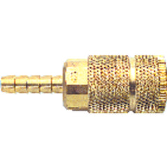 Model 163–1/4″ Hose Barb–1/4″ Body Size - Truflate Interchange Coupler - Americas Tooling