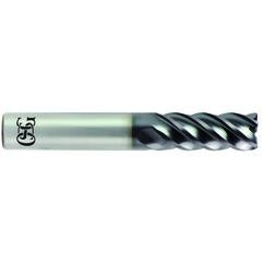 5/8 x 5/8 x 1-1/4 x 3-1/2 5Fl .030 C/R Carbide End Mill - TiALN - Americas Tooling