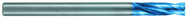 5.6mm Dia. X 110mm OAL 10XD-Carbide Drill-Flat Point -Aqua EX Coated - Americas Tooling