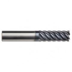 5/8" Dia. - 2-5/8" LOC - 5" OAL - 6 FL Carbide End Mill-AlTiN-x - Americas Tooling