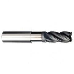 3/4 Dia. x 5 Overall Length 4-Flute .030 C/R Solid Carbide SE End Mill-Round Shank-Center Cut-AlCrN-X - Americas Tooling