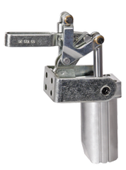 Vertical Pneumatic Cylinder - 375 lbs Holding Capacity; Bar Style U-Shape - Americas Tooling