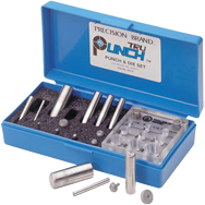 Tru-Punch Punch & Die Set - #40110; 3/4'' Maximum OD; .010'' Maximum Material Thickness - Americas Tooling