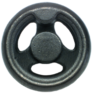 Cast Iron Handwheel (No Holes) - 8'' Wheel Diameter; 1-21/32'' Hub Diameter - Americas Tooling