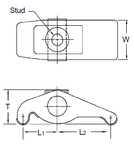 #850740 - 0 to 1-3/4'' Clamping Range - Adjusta-Clamp Body Only - Americas Tooling