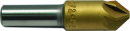 5/8 HSS 6 Flute Countersink 100 Deg TiN Coated - Americas Tooling