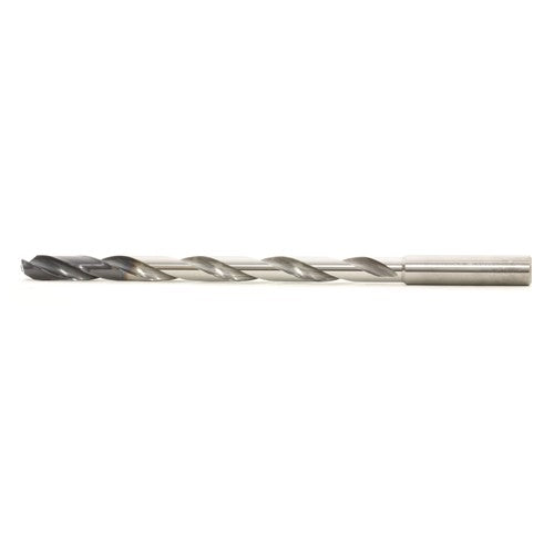 MDW2131XHV12 #3 Dia. × 0.236″ Shank × 3.189″ Flute Length × 5.158″ OAL, DEX, External Coolant, Cylindrical Solid Carbide Drill - Exact Industrial Supply