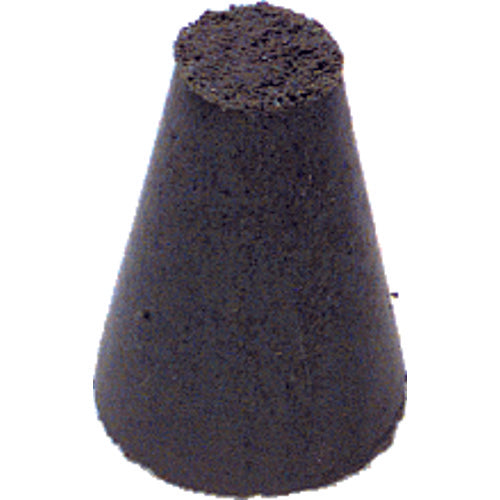 1″ × 5/8″-1/4″ × 1/4″ - Tapered Resin Bonded Rubber Cone (Fine Grit) - Americas Tooling