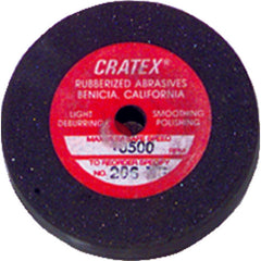 1 1/2″ × 3/16″ × 1/4″ - Resin Bonded Rubber Wheel (Extra Fine Grit) - Americas Tooling