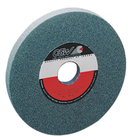 7 x 1 x 1-1/4'' - Silicon Carbide (GC) 80-I Type 5 (3 x 1/2) Surface Grinding Wheel - Americas Tooling