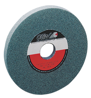 7 x 1/2 x 1-1/4" - Silicon Carbide (GC) / 60I Type 1 - Surface Grinding Wheel - Americas Tooling