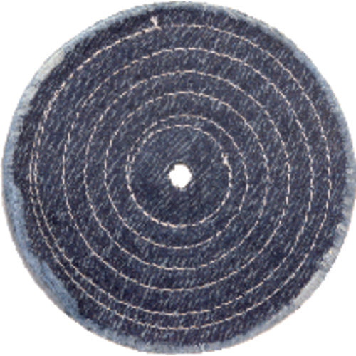 8″ WITH 3/8 SPIRAL SEWED DENIM BUFF - Americas Tooling