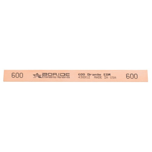 1/4″ × 1/4″ × 6″-600 Grit - Rectangular Shaped Orange EDM Stone - Americas Tooling