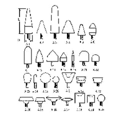 1/4″ × 1 1/2″ Shank-7/8″ × 2″ - A11 - Aluminum Oxide Mounted Point - Americas Tooling