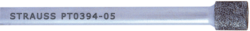 .394 x .394 x 1/4" - Medium Grit - Diamond Mandrel - Americas Tooling