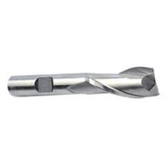 20mm Dia. x 3-3/4 Overall Length 2-Flute Square End M-42 Cobalt SE End Mill-Round Shank-Center Cut-Uncoated - Americas Tooling