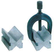 #599-749 - 1-1/2 x 1-1/2 x 2'' - V-Block & Clamp Set - Americas Tooling