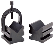 #599-749-1 - 2-1/2 x 2-1/2 x 3'' - V-Block & Clamp Set - Americas Tooling