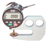 #DG10-10 - 0 - .050'' Range - .0005" Resolution - 2'' Throat Depth - Electronic Thickness Gage - Americas Tooling