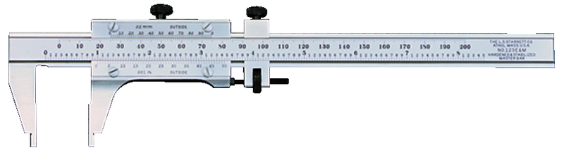 #123Z-12 - 0 - 12'' Measuring Range (.001 Grad.) - Vernier Caliper - Americas Tooling