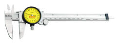 #120MX-150 - 0 - 150mm Measuring Range (0.02mm Grad.) - Dial Caliper with Certification - Americas Tooling