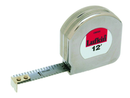 #C9212X - 1/2" x 12' - Chrome Clad Mezurall Measuring Tape - Americas Tooling