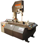 Mark III 18 x 22 Capacity Vertical Production Bandsaw with 3° Forward Canted Column; 60° Miter Capability; Variable Speed (50 TO 450SFPM); 24 x 33" Work Table; 5HP; 3PH 480V - Americas Tooling