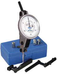 .060 Range - .0005 Graduation - Horizontal Dial Test Indicator w/ Accessories - Americas Tooling